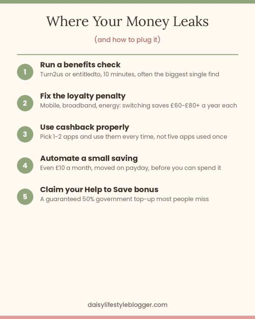 How to save money as a single mum in the UK: five common money leaks to fix